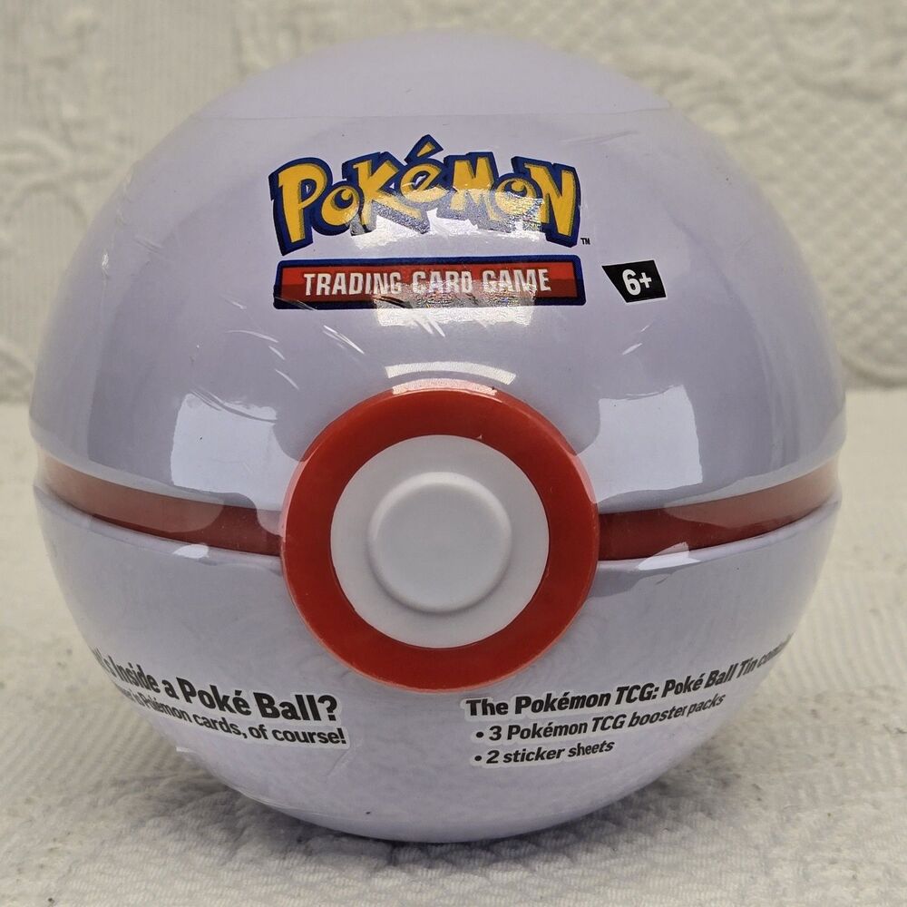 Pokemon TCG Premier Pokeball Tin Series 2026 Booster Pack New Factory Sealed